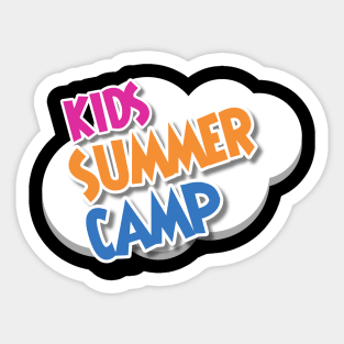 Kids Summer Camp Adventure Sticker